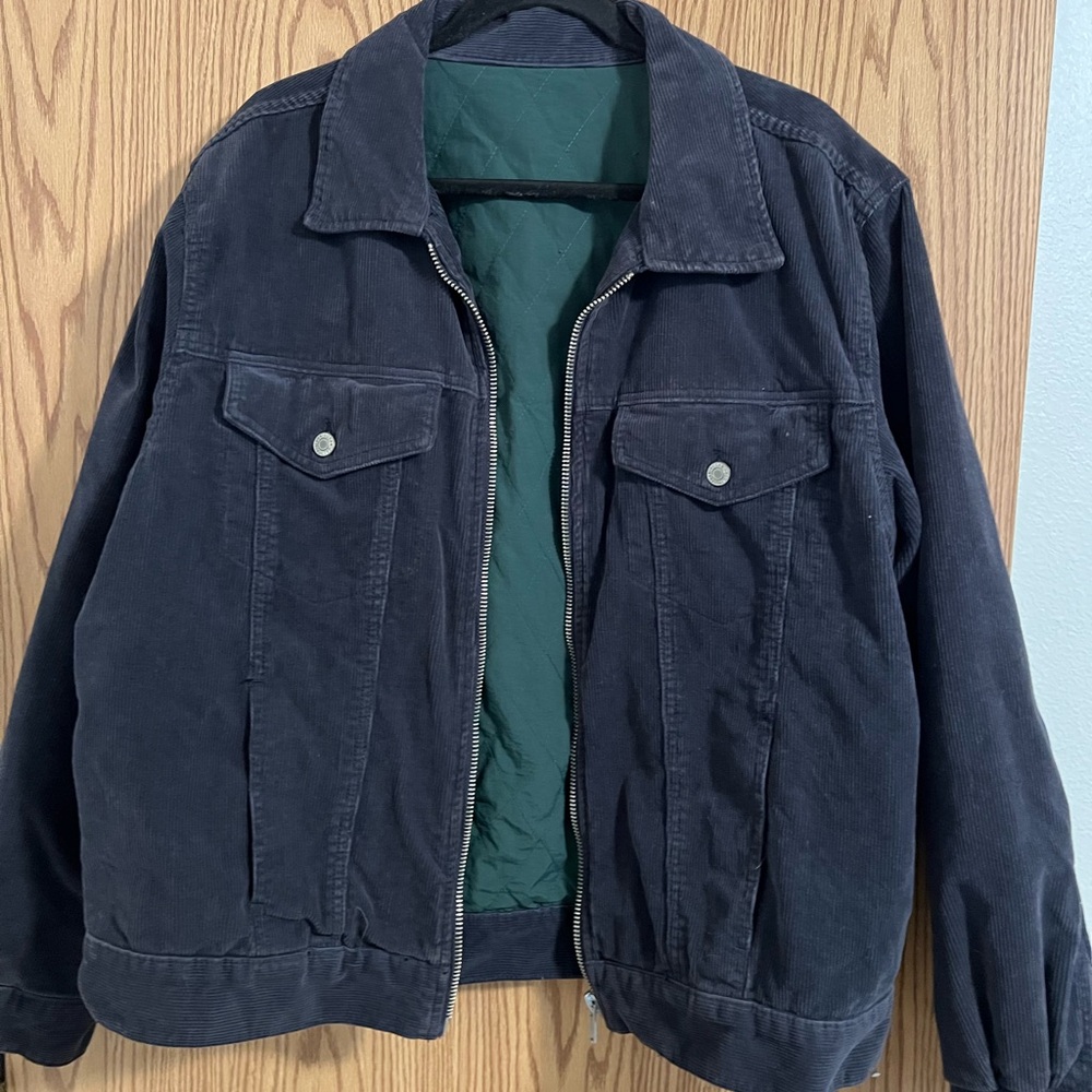 Navy corduroy jacket